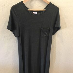 Gorgeous heather forest Green LuLaRoe Carly Dress